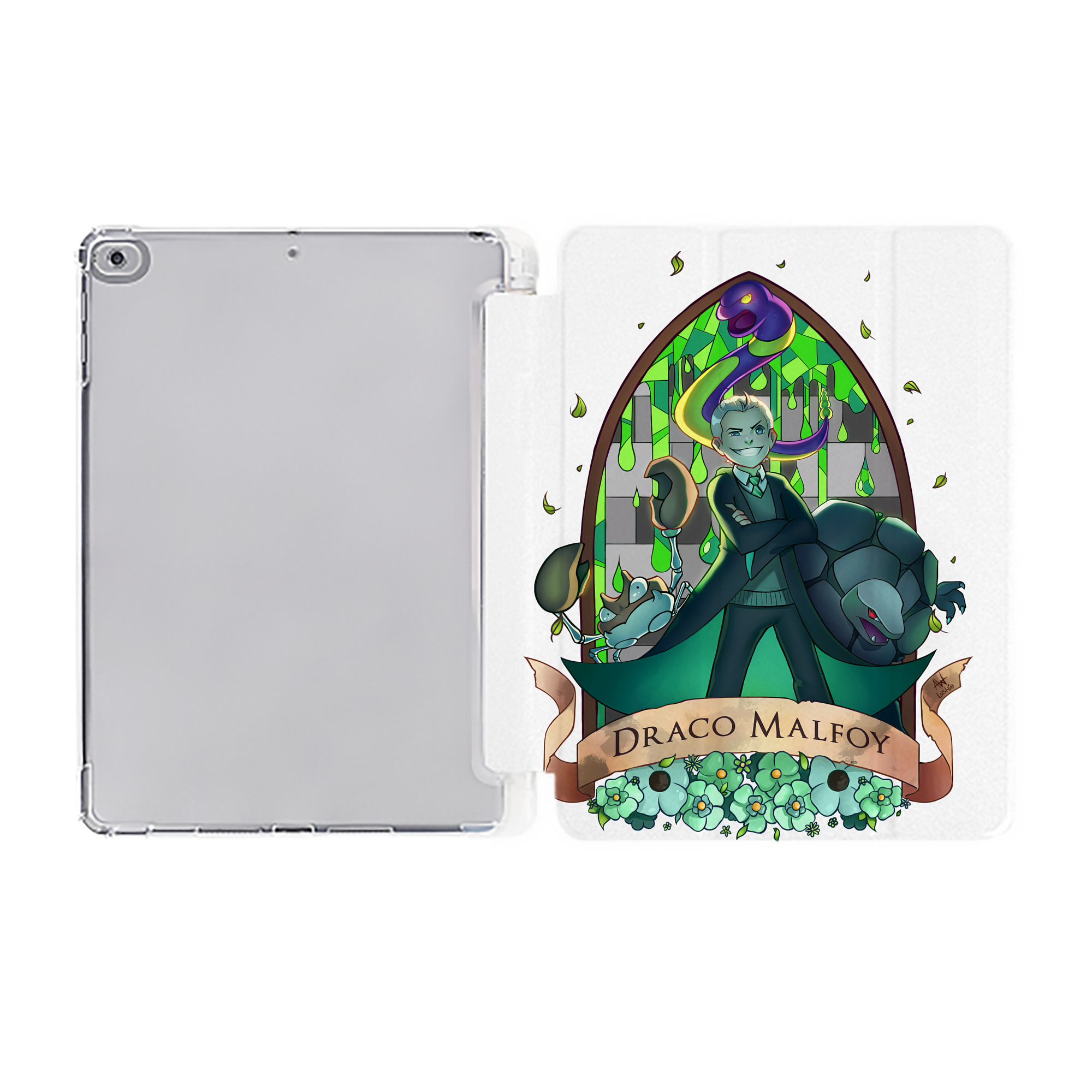（画像用） Harry Potter ハリー・ポッターシリーズ IPad ケース ペン収納付き 三つ折りスタンド PUレザー×シリコン 対応機種9.5/10.5/10.9インチ